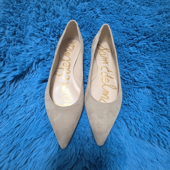 Sam Edelman Shoes - Sam Edelman Sally Oatmeal Suede Flats Size 9